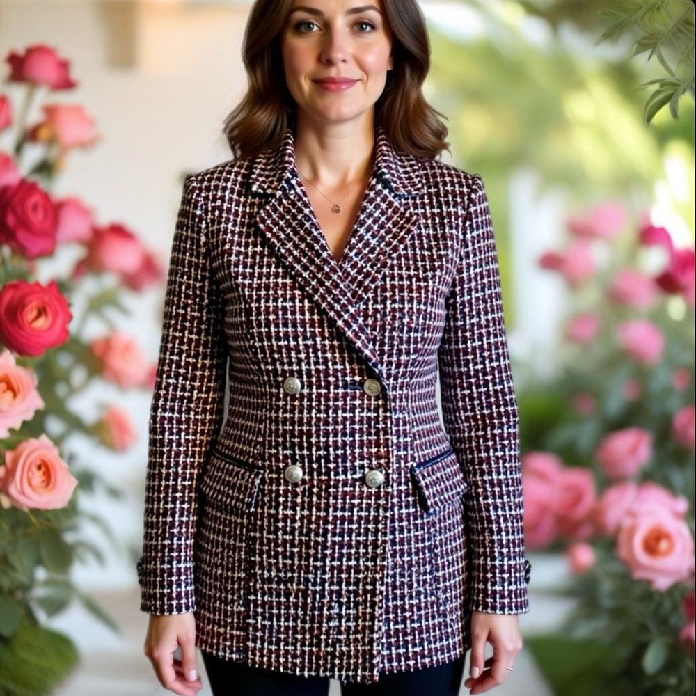 River ISLAND multicolor jacket/blazer  size 6